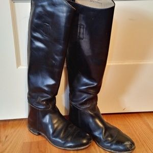 Authentic vintage custom leather riding boots